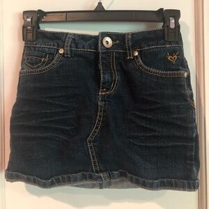 Dark Wash Denim Skort
